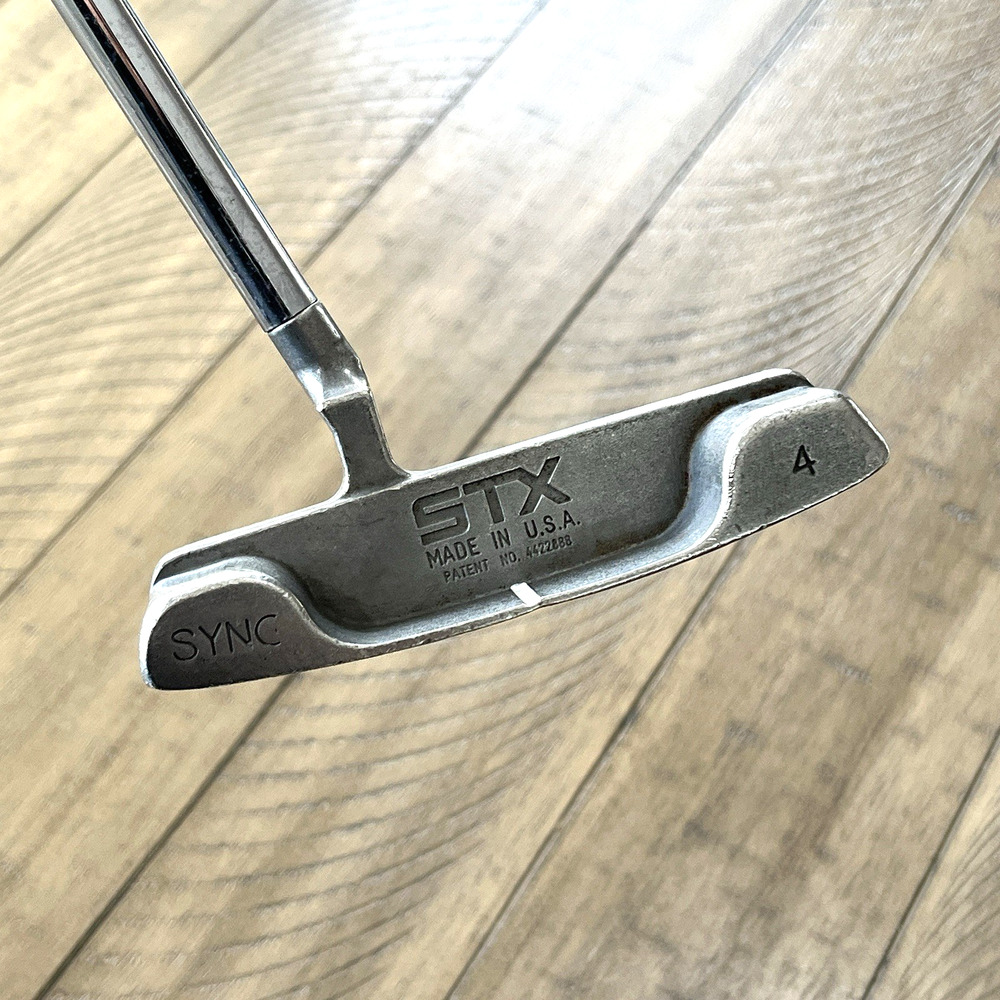 STX SYNC 4 Putter Steel Shaft 35" Soft Face Insert Blade Made in USA RH BAD GRIP - Picture 1 of 12